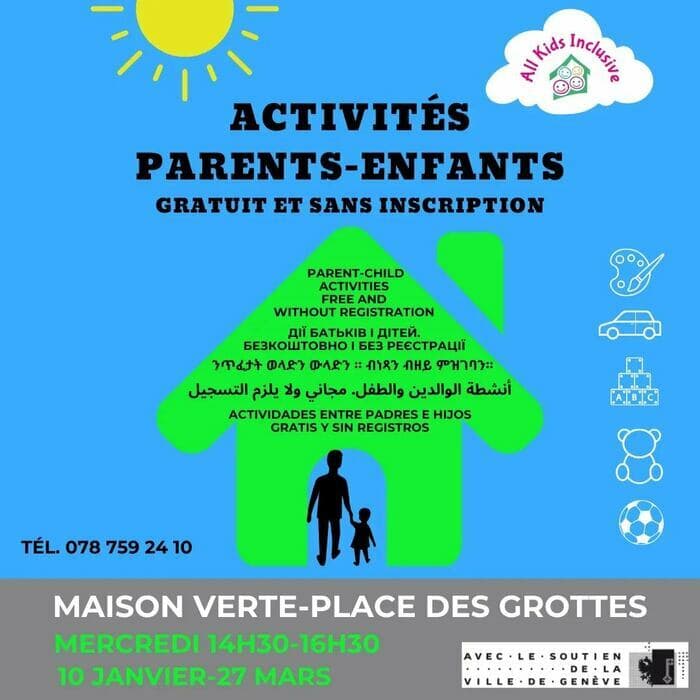 Activités parents et enfants gratuites