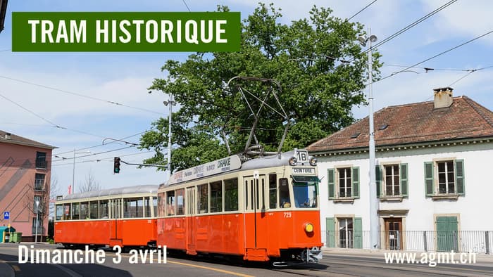 Balade dans Genève en Tram Historique