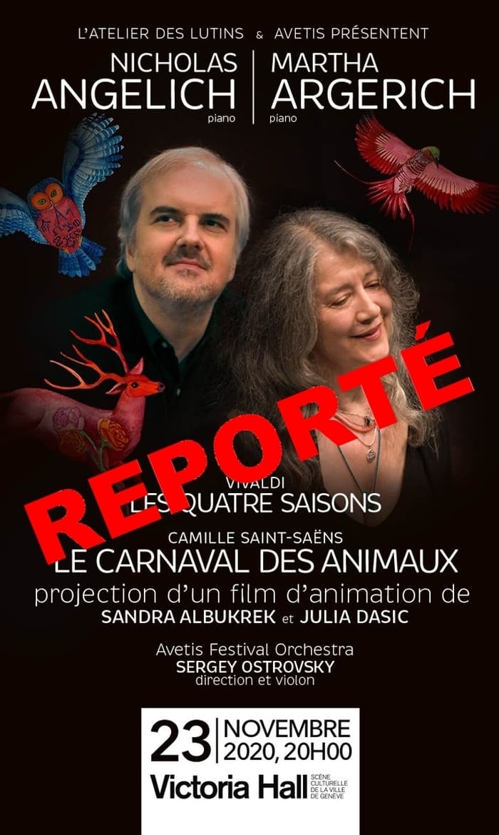 Martha Argerich et Nicholas Angelich; Avetis Festival Orchestra
