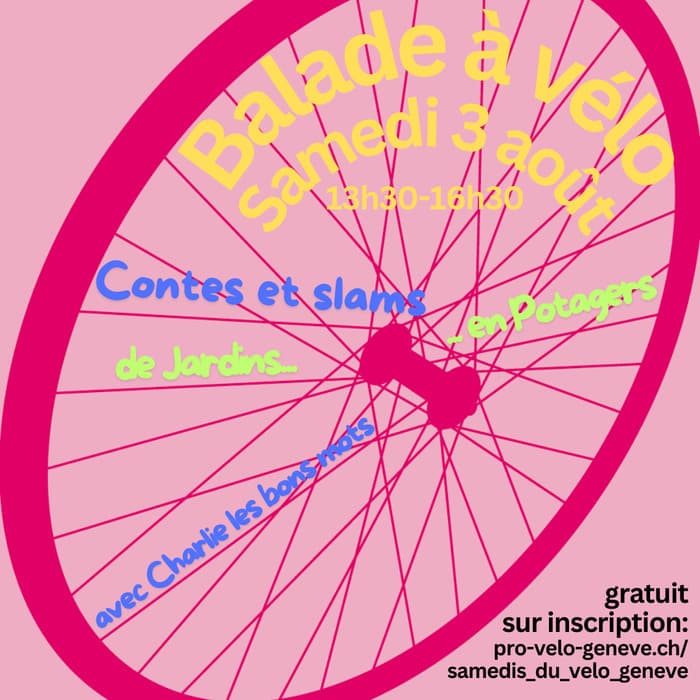 Vélotour "Contes et slams de jardins en potagers"