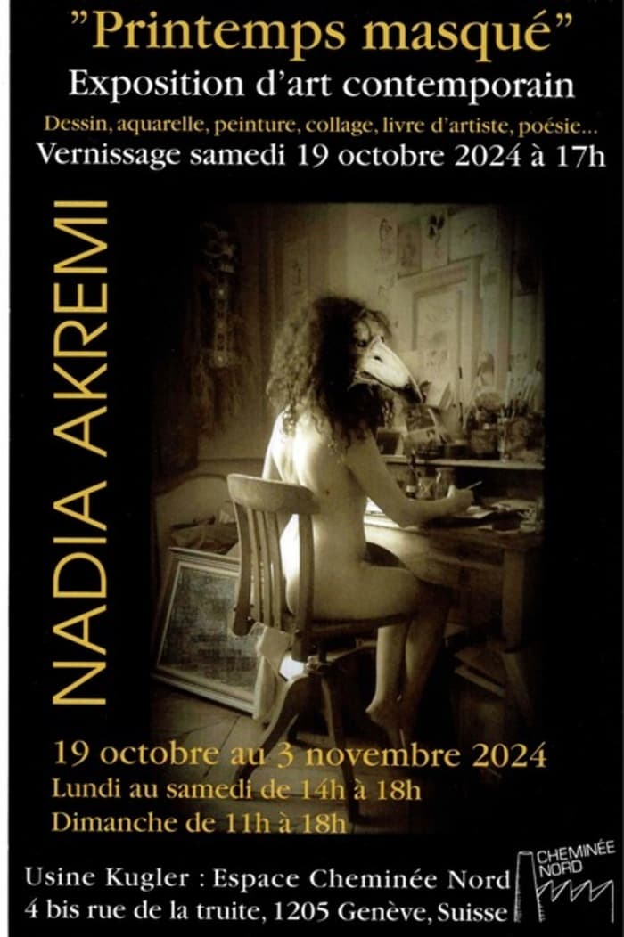 Nadia Akremi "Printemps masqué" Exposition
