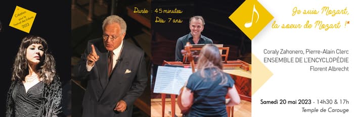 Festival des enfants : Je suis Mozart, la soeur de Mozart