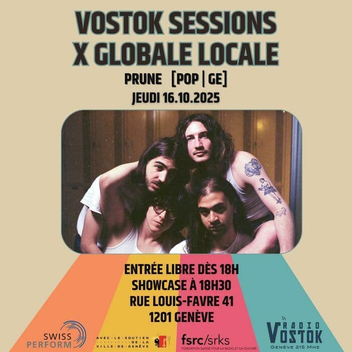 Vostok Sessions X Globale Locale avec Prune [Pop | GE]