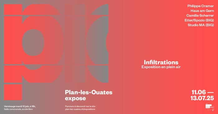 Visites guidées de l'exposition en plein air "Inflitrations"