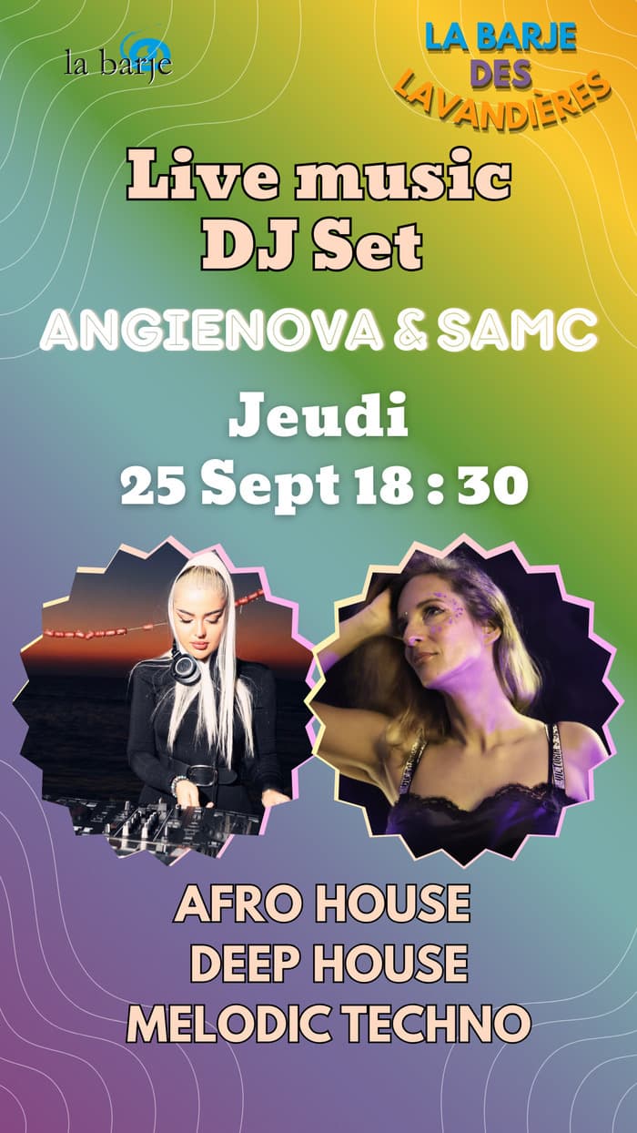 🎧 DJ Set à La Barje : AngieNova & SamC