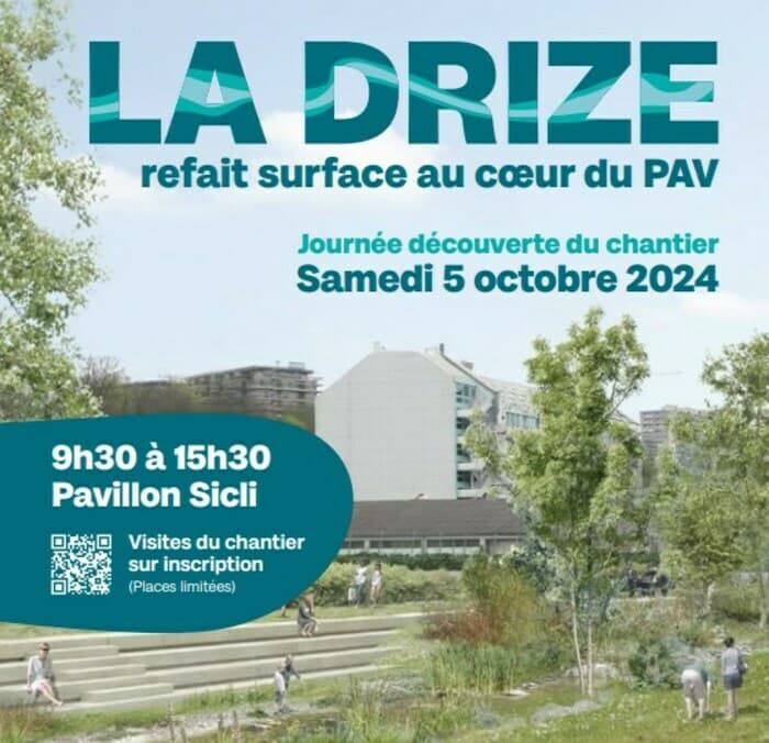 La Drize refait surface au cœur du PAV