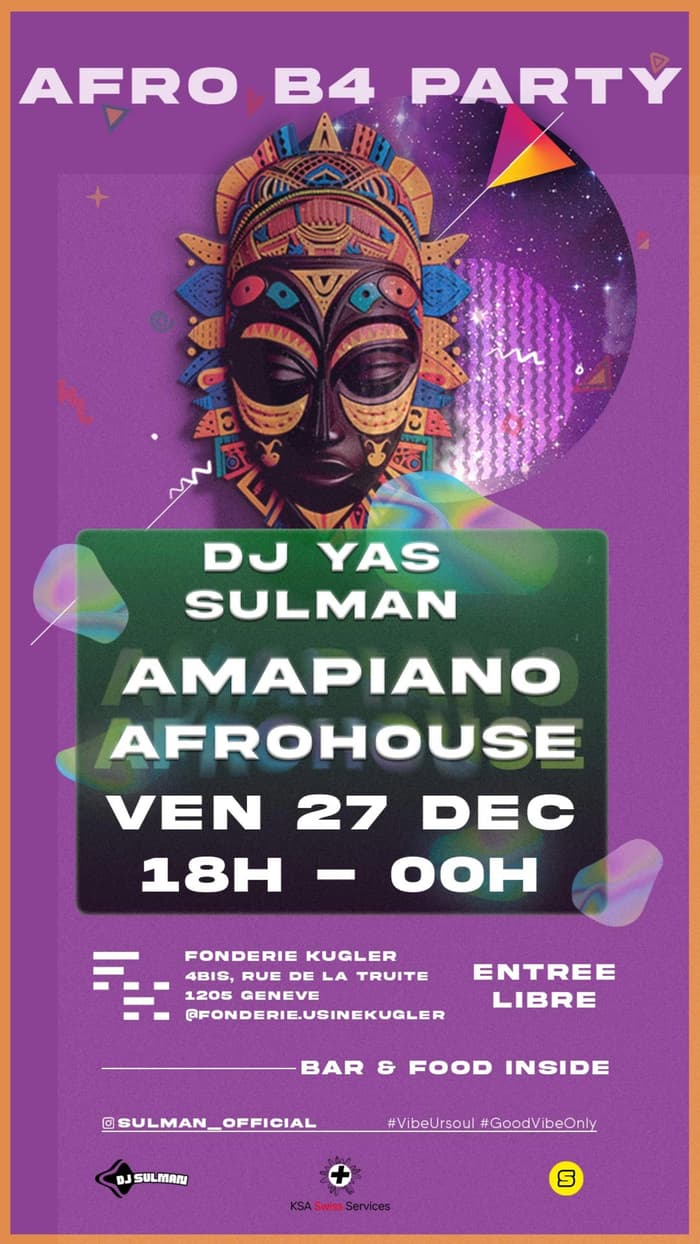 ✨ AFRO B4 PARTY 🎄 ÉDITION SPÉCIALE XMAS ✨