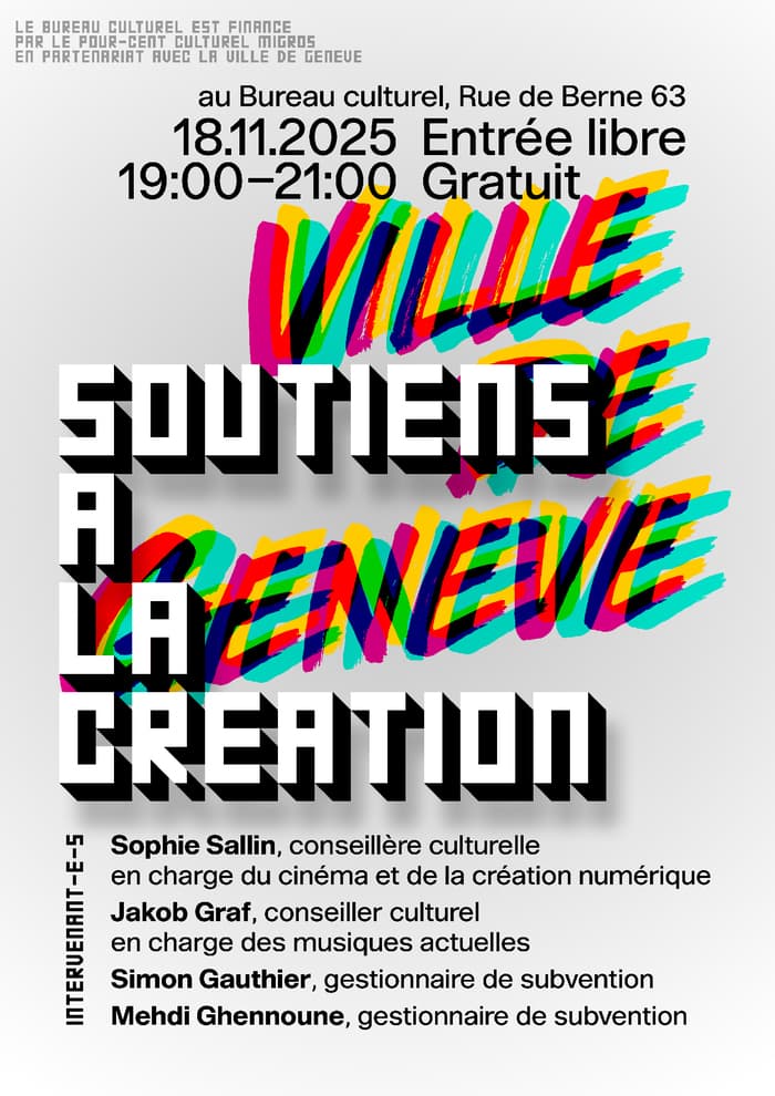 Soutiens à la création : Ville de Genève