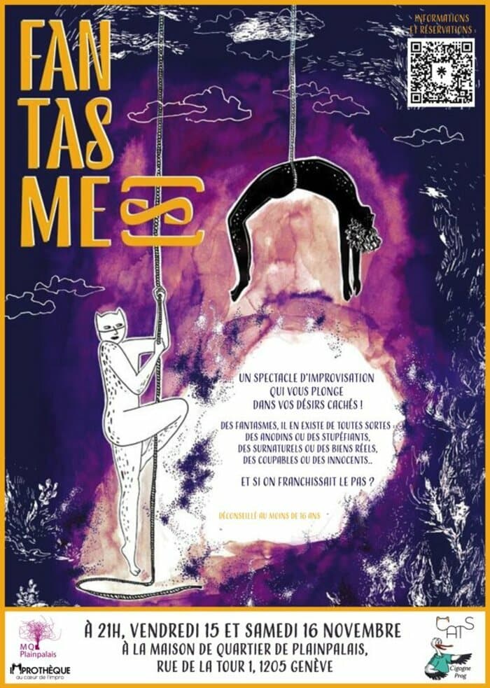 Fantasme(s) spectacle d'impro théatrale et corporelle