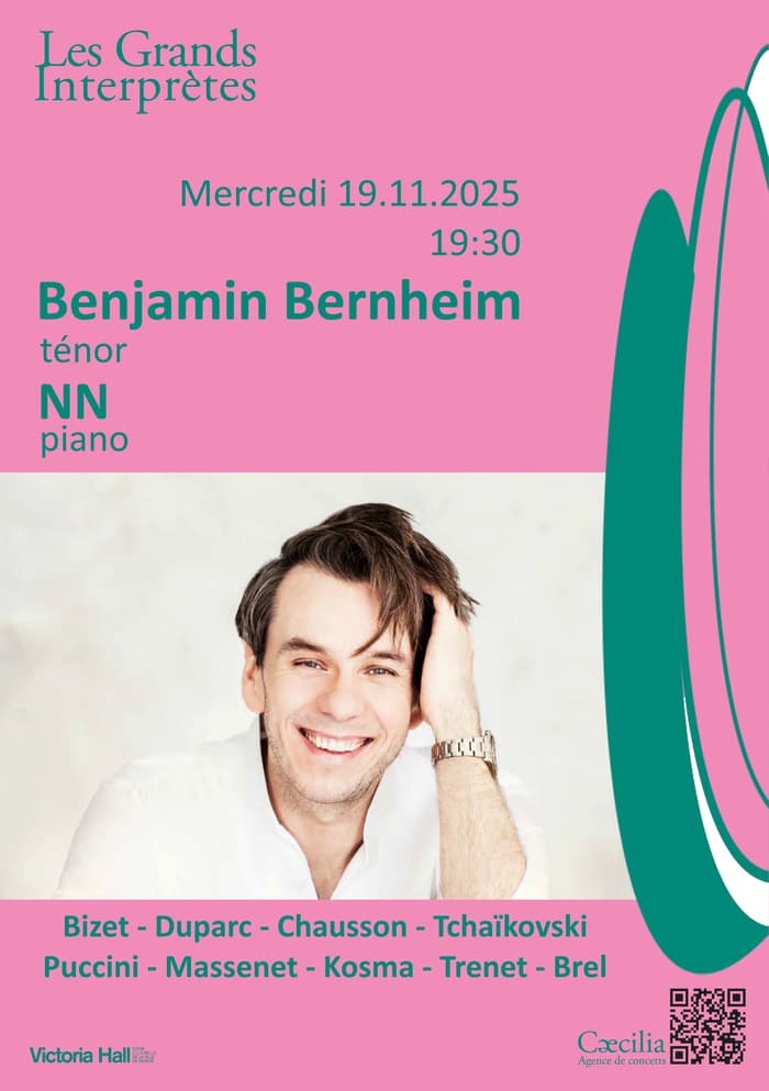 Benjamin Bernheim, ténor; NN, piano