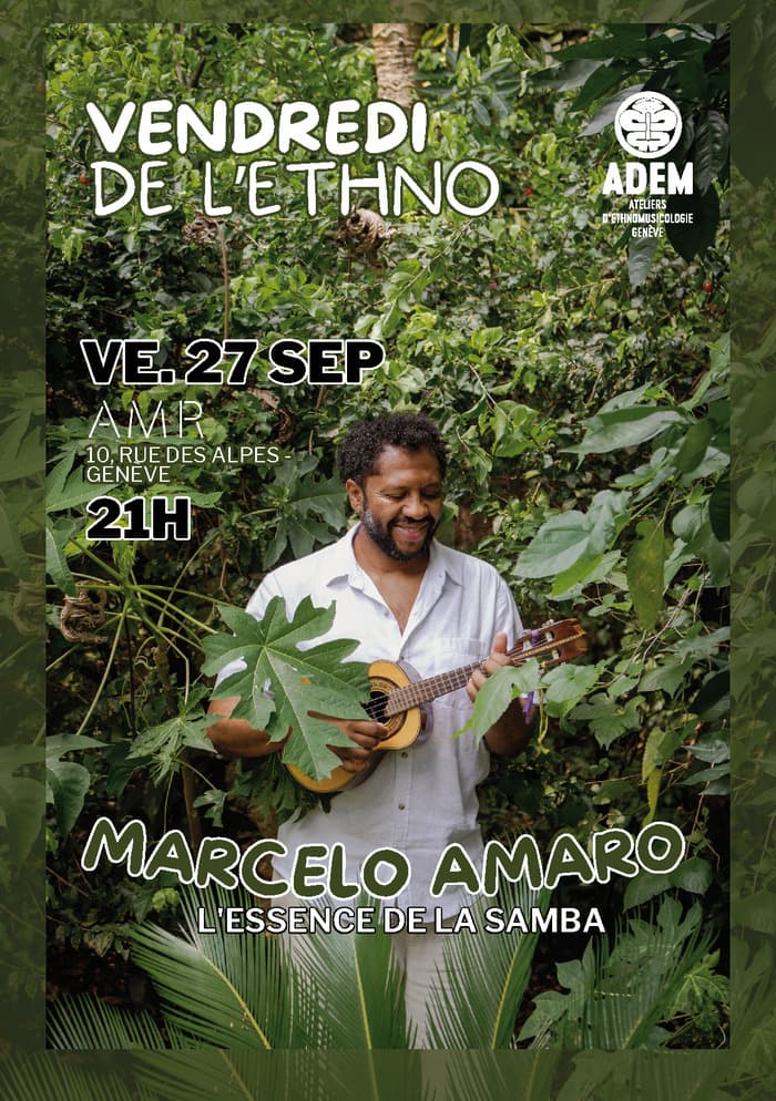 LES VENDREDIS DE L'ETHNO | Concert 27 septembre 21h - Marcelo Amaro & Band