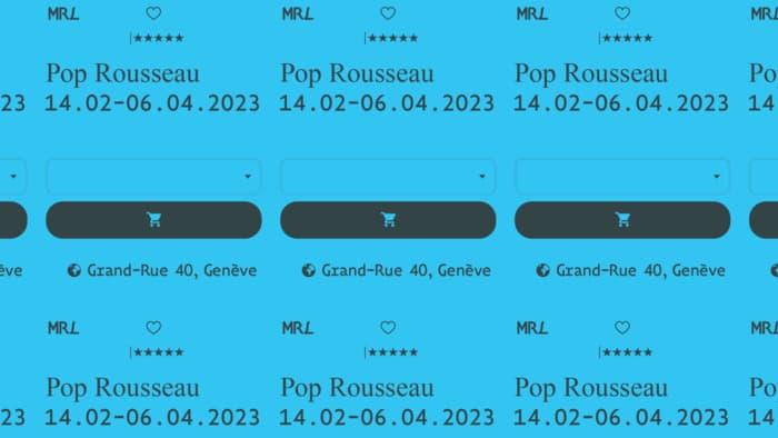 Pop Rousseau – visite – gratuite