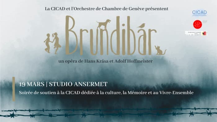Opéra Brundibár - Une soirée en faveur des actions de la CICAD