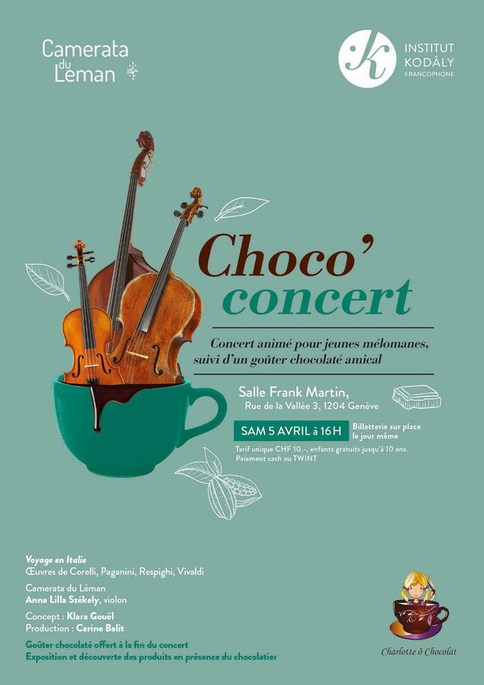 Choco'Concert avec La Camerata du Léman: « Voyage en Italie »