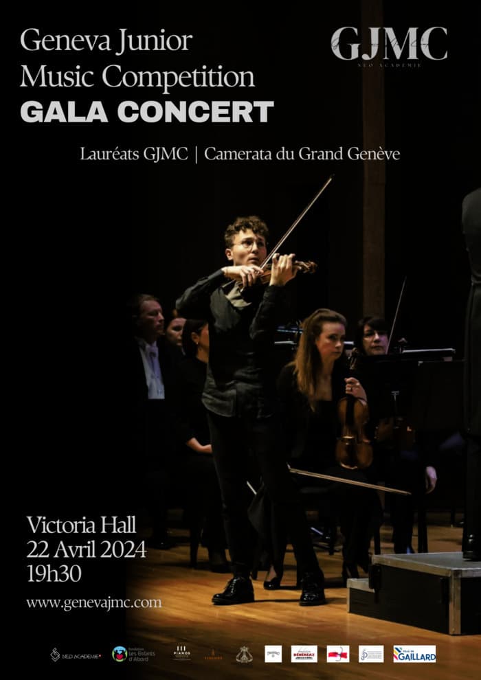 Concert Gala | Geneva Junior Music Competition; solistes internationaux piano, violoncelle, violon; Camerata du Grand Genève