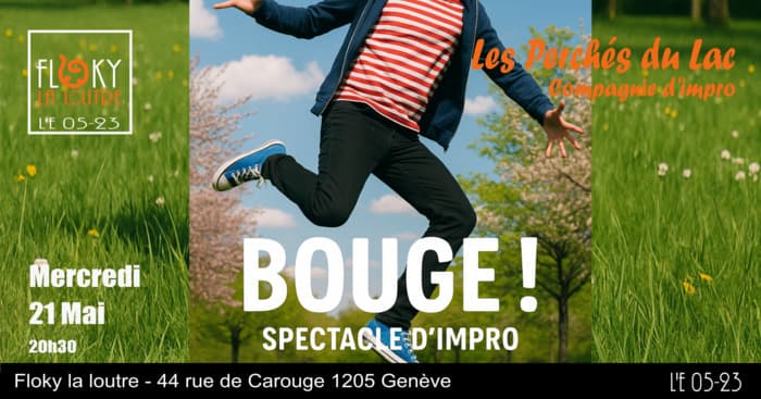 Spectacle d'improvisation des Perchés du Lac : Bouge!