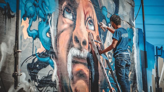 Atelier street art avec le graffeur Jazi