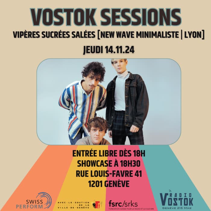Vipères Sucrées Salées en Votok Session [New Wave minimaliste | LYON]