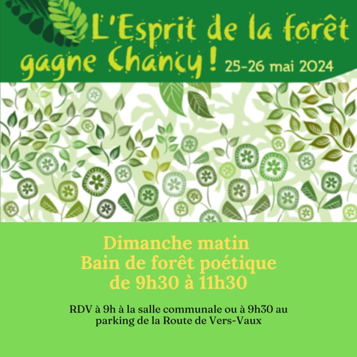 Bain de forêt à Chancy