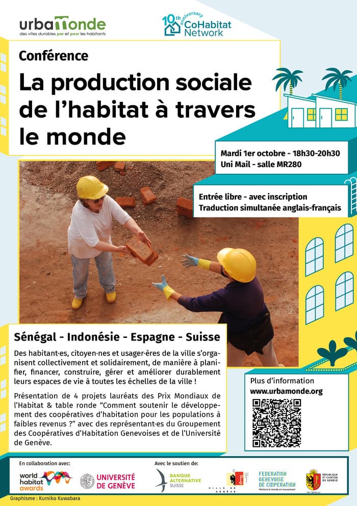 Conférence: La production sociale de l’habitat à travers le monde