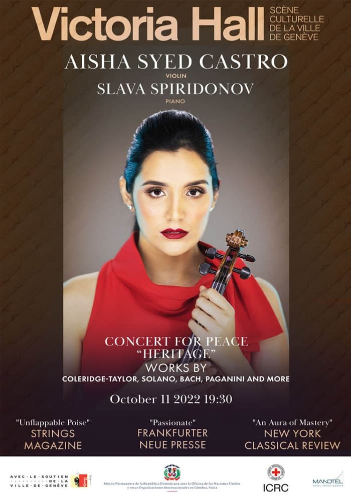Concert en faveur du Comité International de la Croix Rouge