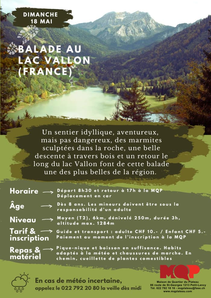 Balade au lac Vallon (France)