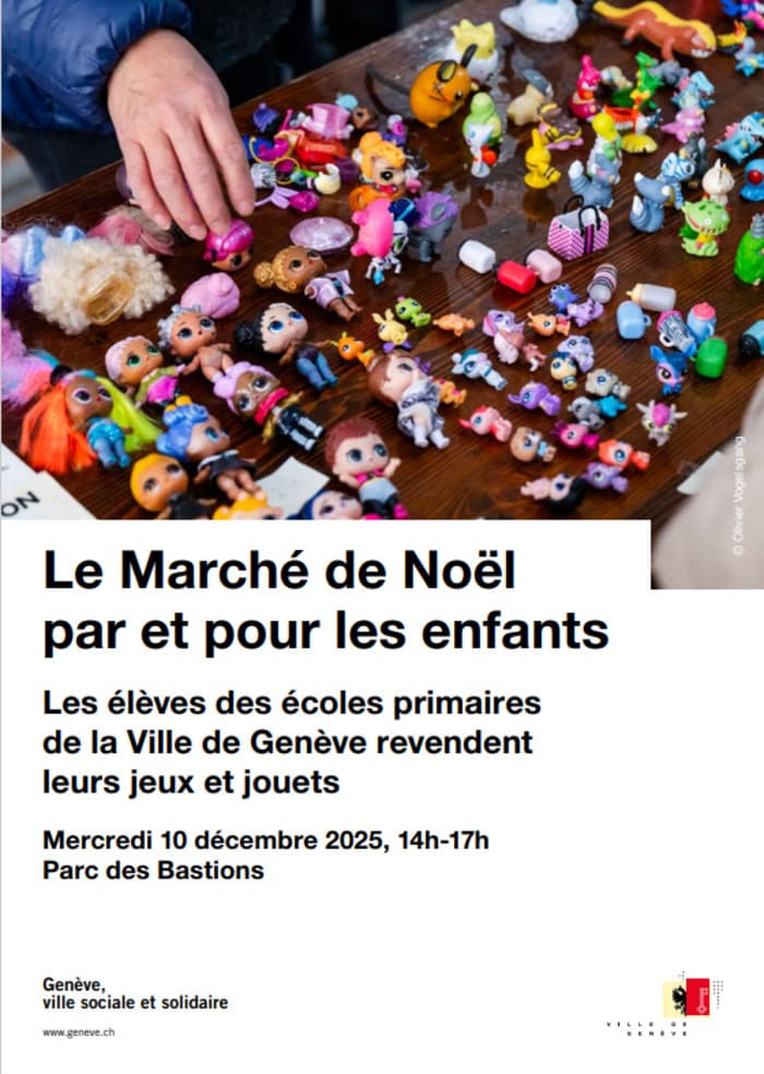 Le Marché de Noël par et pour les enfants au parc des Bastions!