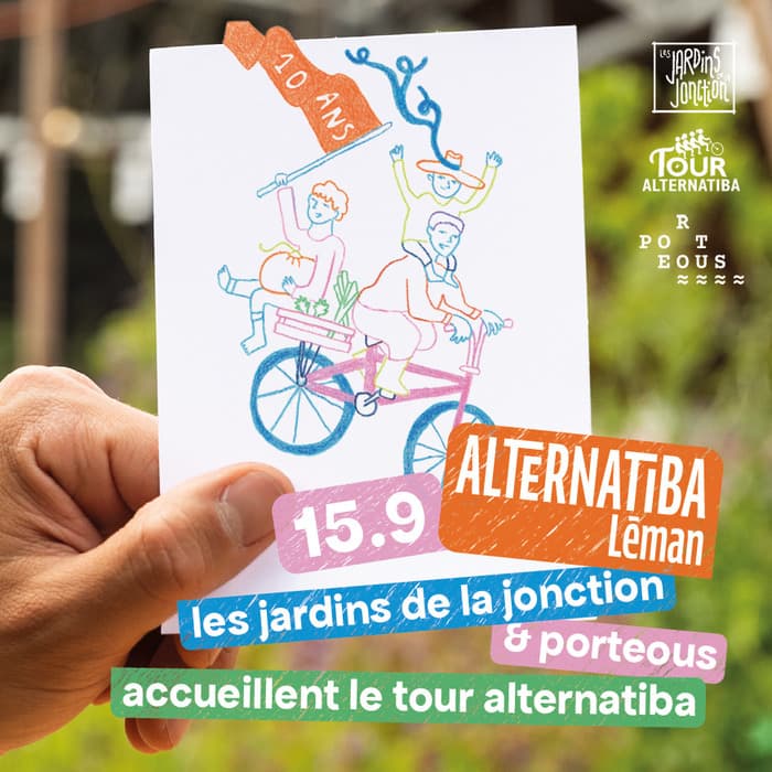 Alternatiba aux Jardins de la Jonction et à Porteous!