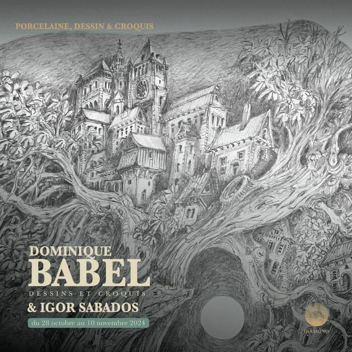 Exposition dessins & porcelaines: Dominique Babel & Igor Sabados