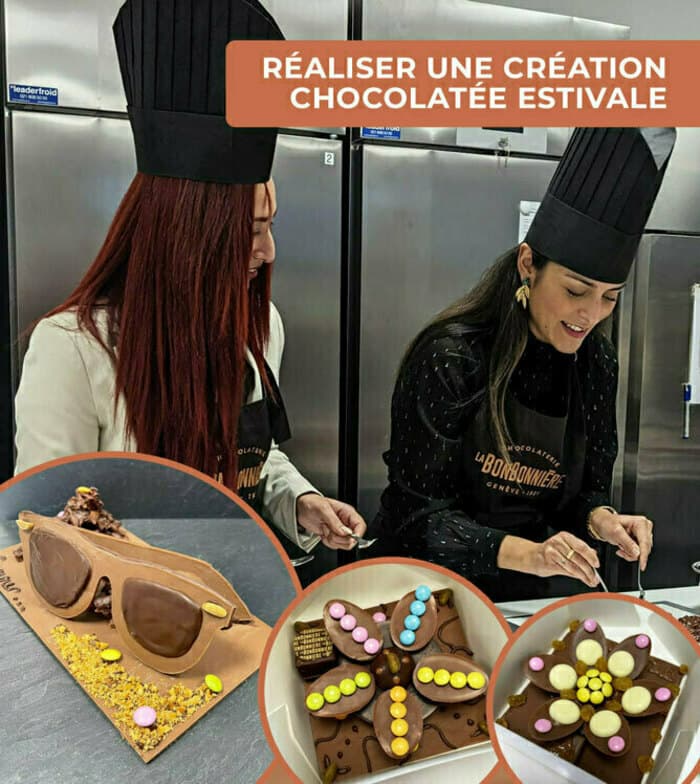 Atelier Créez Une Fleur en Chocolat