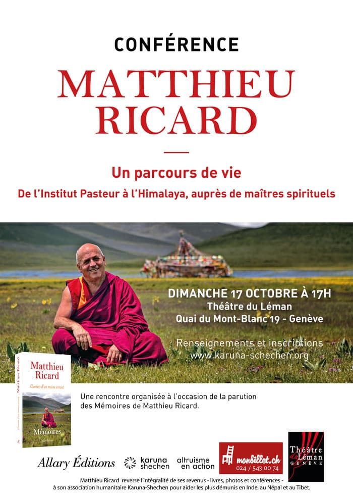 Un moment de partage unique avec Matthieu Ricard