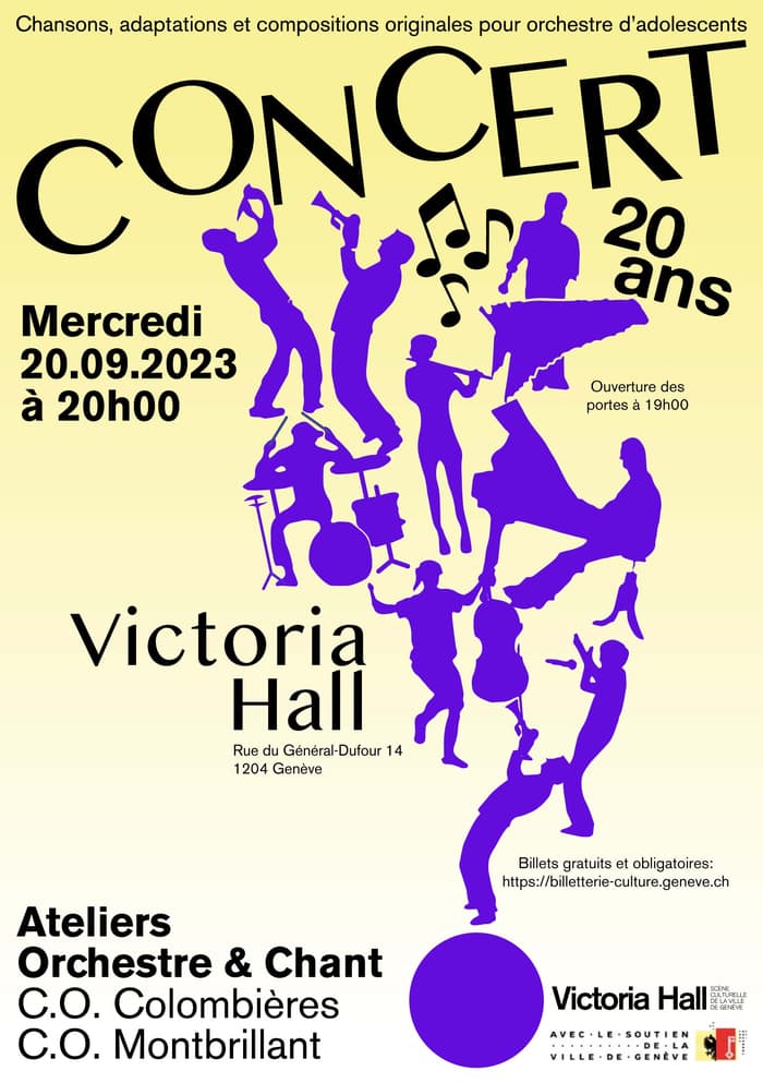 Ateliers orchestre & chant des CO Colombières et Montbrillant