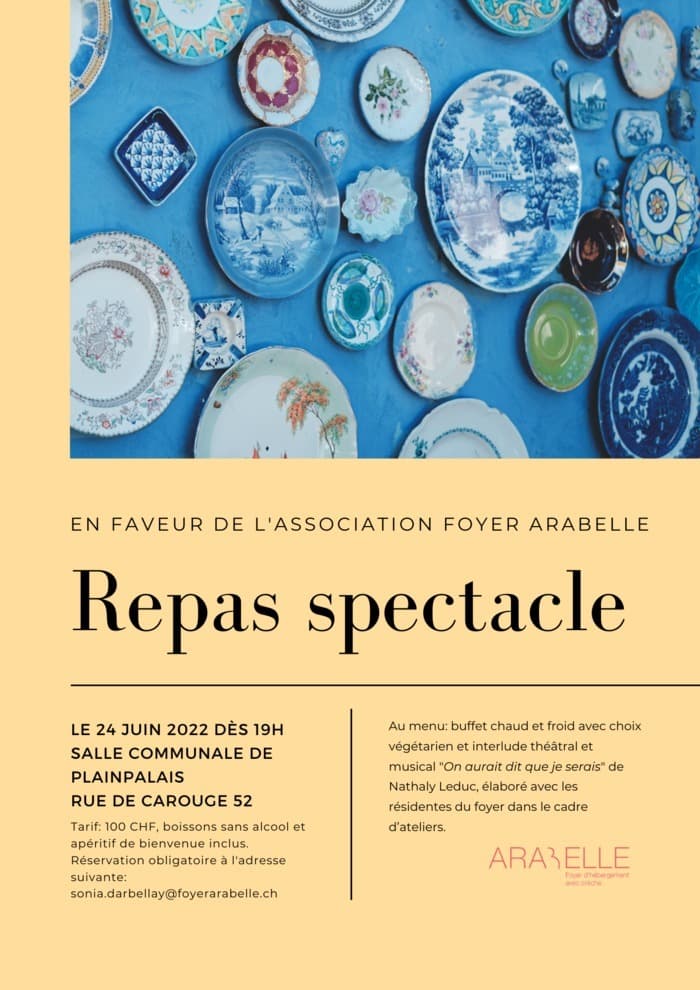 Repas spectacle de l'association foyer Arabelle