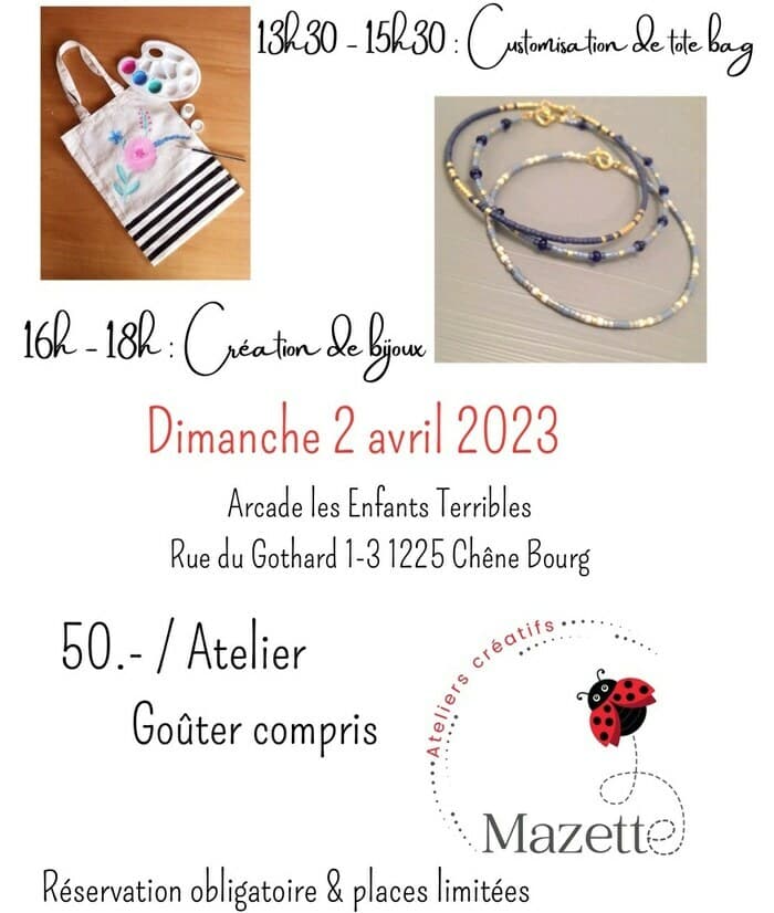 Ateliers créatifs pour enfants