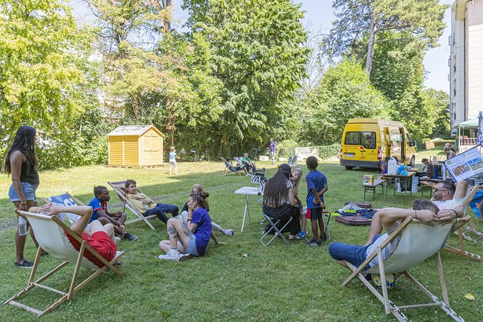 Jeux en extérieur, bilan participatif et apéritif de clôture