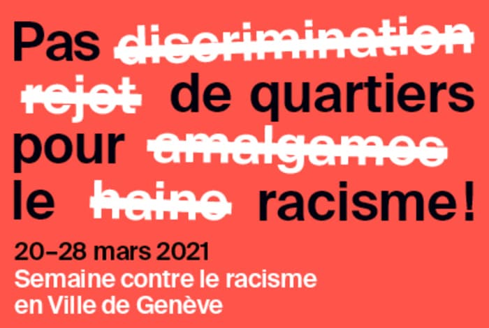 Semaine contre le racisme en Ville de Genève