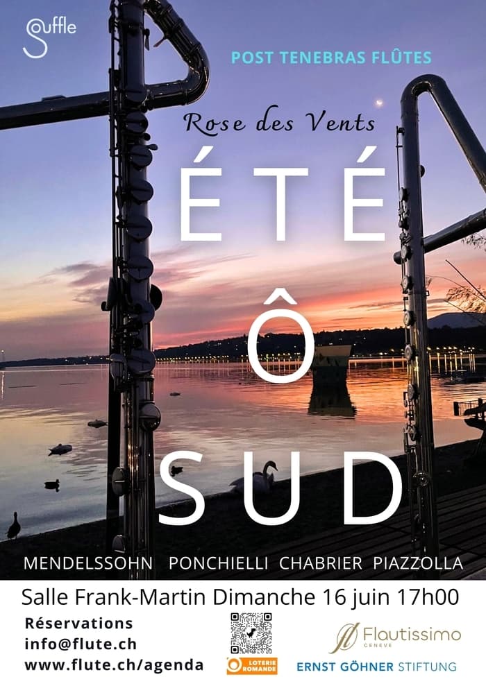 Post Tenebras Flûtes- Concert «Été ô Sud»