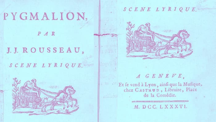 Rousseau, Pygmalion du mélodrame