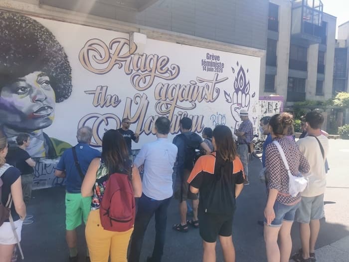 Balade découverte du street art avec une graffeuse genevoise
