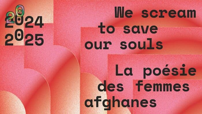 FANFAREDULOUP : WE SCREAM TO SAVE OUR SOULS - LA POÉSIE DES FEMMES AFGHANES