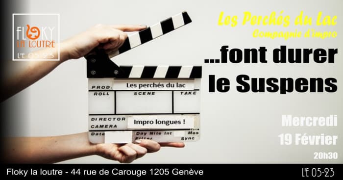 Spectacle d'improvisation des Perchés du Lac : Les Perchés font durer le Suspense
