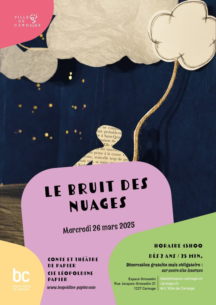 Le bruit des nuages : conte et théâtre de papier