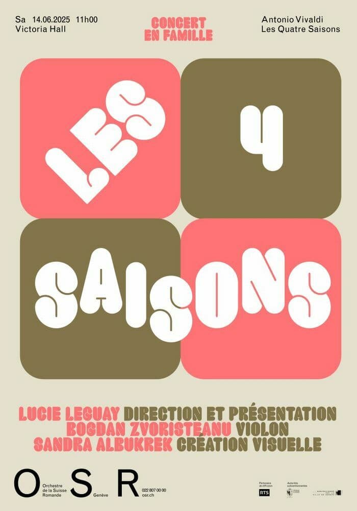Découvrez «Les Quatre Saisons» de Vivaldi avec toute la famille! L’OSR vous emporte à travers le printemps, l’été, l’automne et l’hiver.