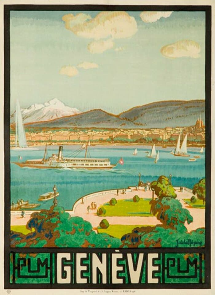 Les affiches du Paris - Lyon - Méditerranée, une exceptionnelle aventure