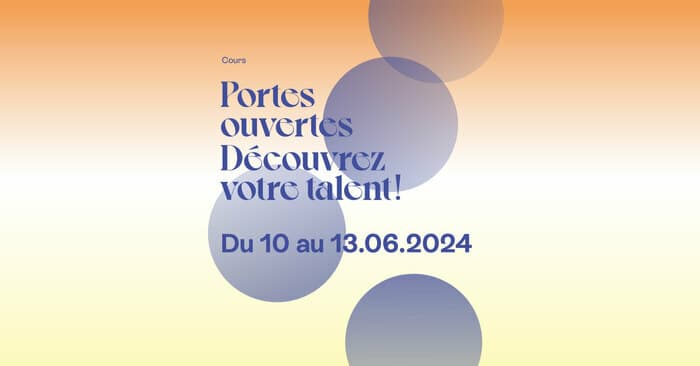 Portes ouvertes - Cours de chant et de théâtre