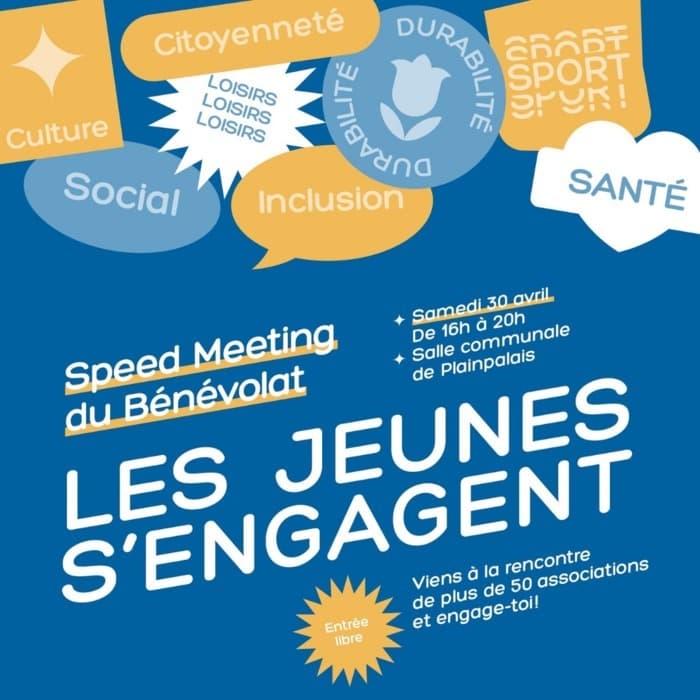 Speed Meeting du bénévolat: les jeunes s'engagent!