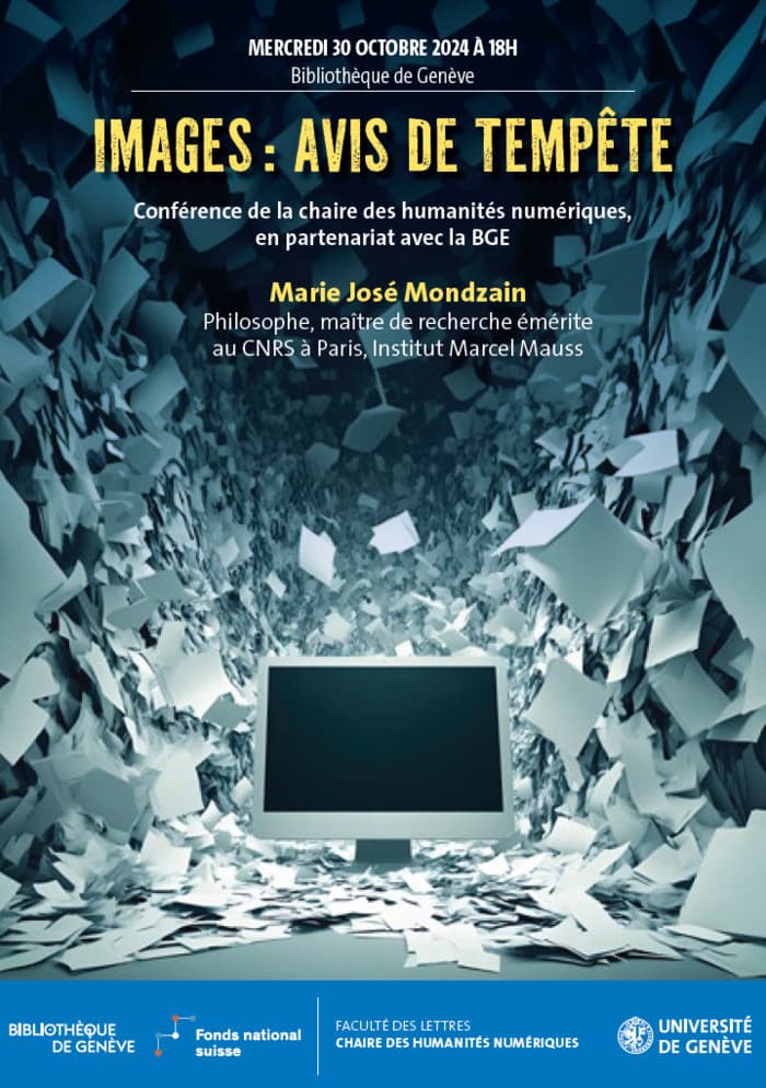 Images: avis de tempête. Conférence de Marie José Mondzain