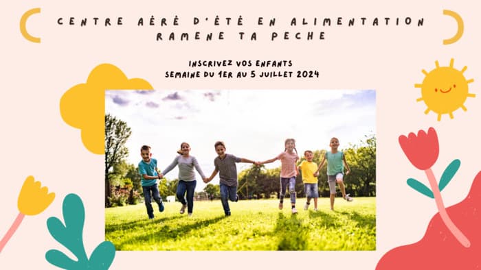 🍑 Camp d'été en alimentation durable - Ramène ta pêche