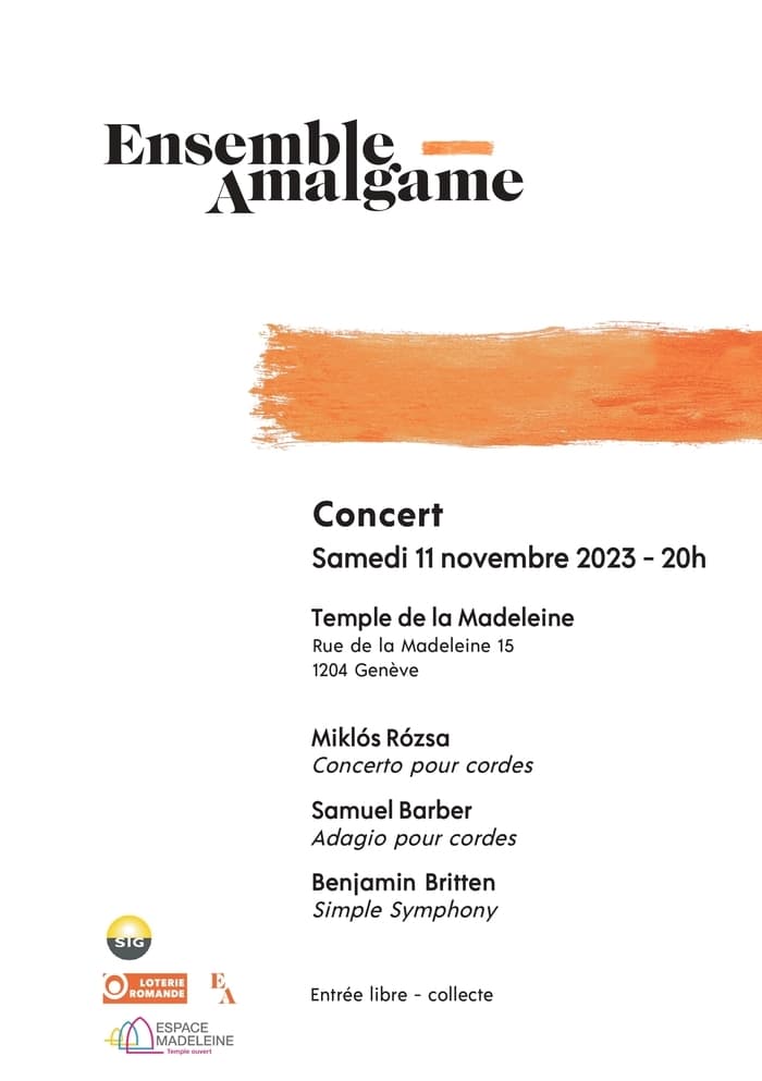 Concert de l'Ensemble Amalgame