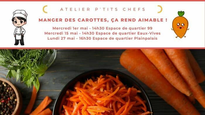 Atelier p’tits chefs - Manger des carottes ça rend aimable ?!?